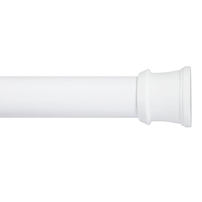 Wayfair Basics® 72" Adjustable Straight Tension Shower Curtain Rod